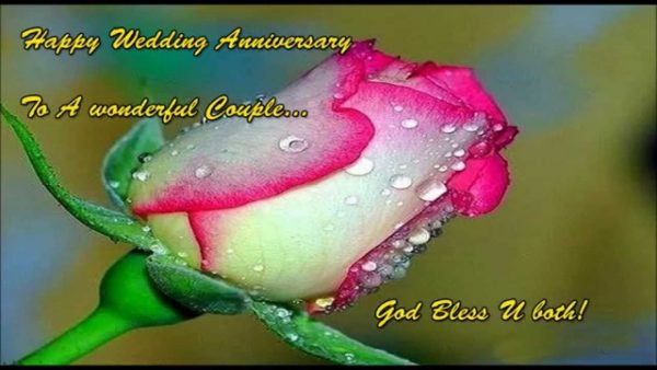 Happy Wedding Anniversary To A Wonderful Couble