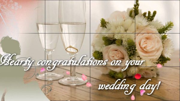 Hearty Congratulations On Your Wedding Day