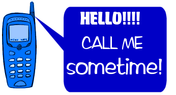 Hello Call Me Sometime Graphic