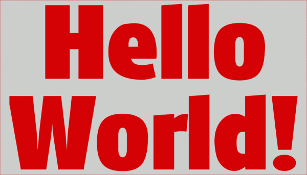 Hello World !