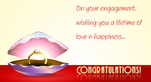 On Your Engagement Wishing You A Lifetime Of Love N Happiness