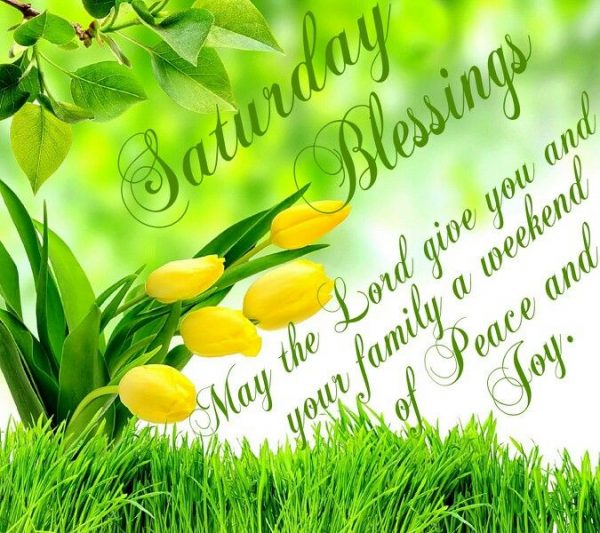 Saturday Blessings