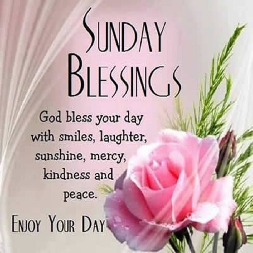 Sunday Blessings God Bless Your Day With Smiles - DesiComments.com