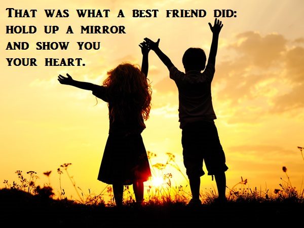 That Was What A Best Friend Did