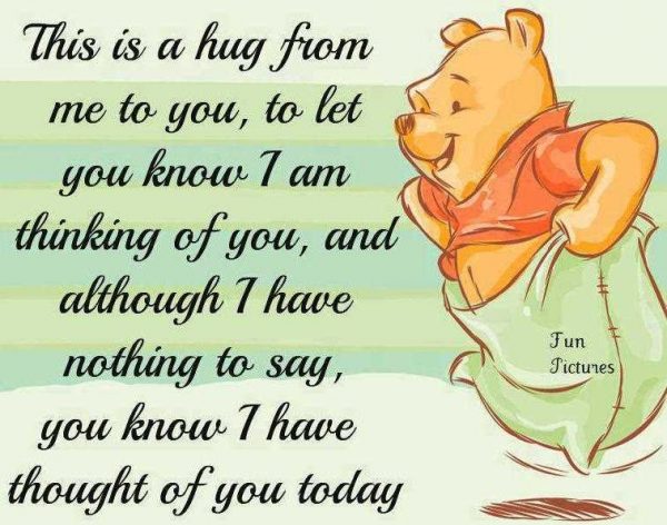 This Is A Hug From Me To You To Let You Know 7 Am Thinking Of You