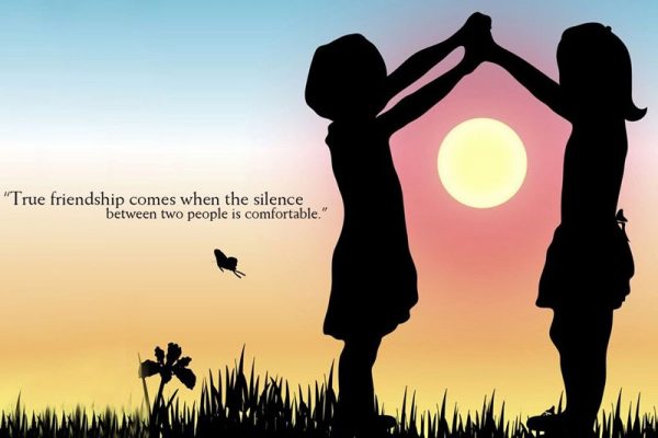 True Friendship Comes When The Silence