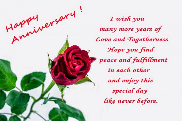 Wedding Anniversary Wishes To Sweet heart