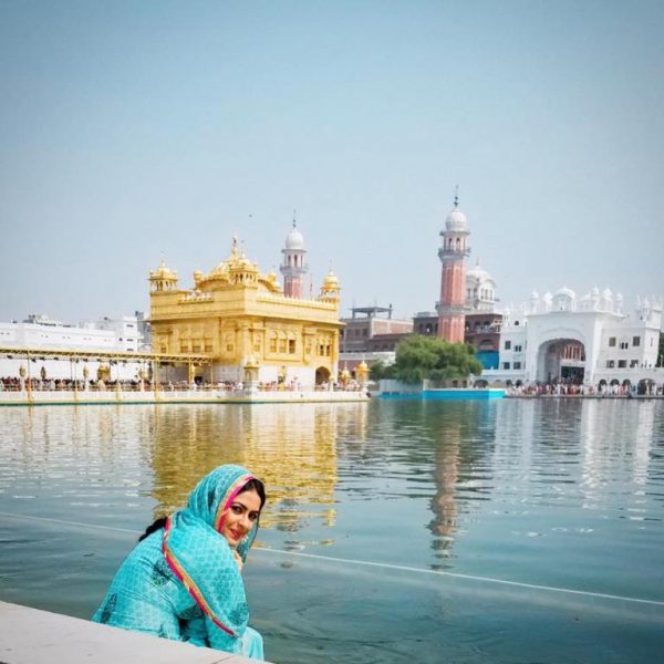 Simi Chahal At Golden Temple