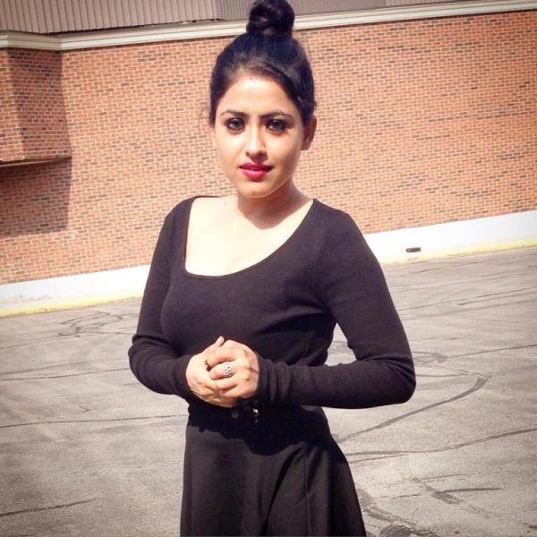 Simi Chahal In Black Clothes