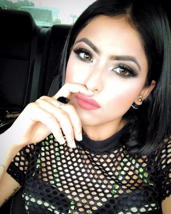 Simi Chahal In Black Dress