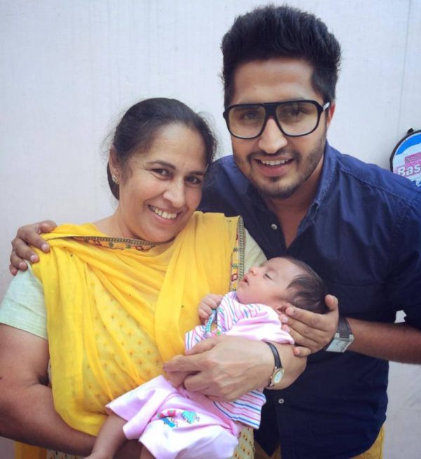 Jassi Gill With His Mom