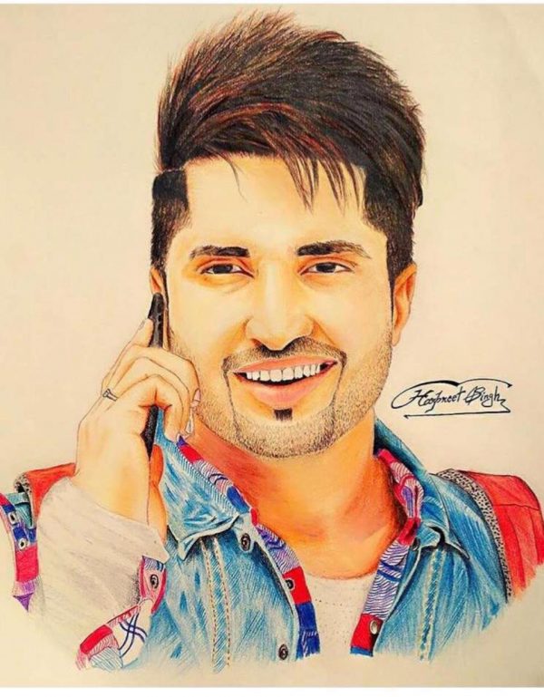 Sketch Of Jassi Gill