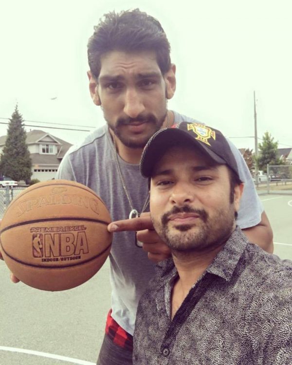 Amrinder Gill With Satnam Singh