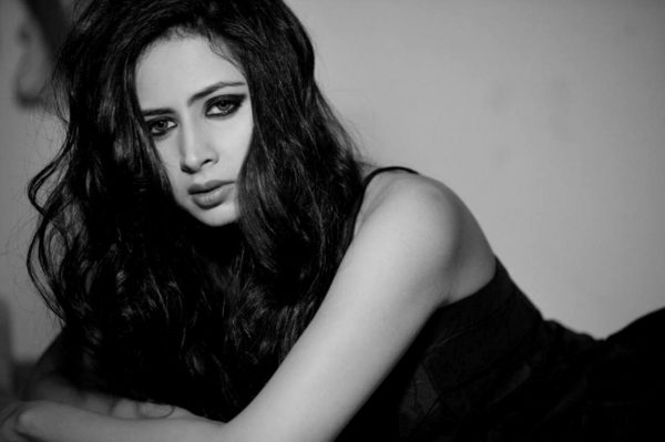 Black And White Picture Of Sargun Mehta