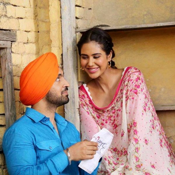 Image Of Sonam Bajwa And Diljit