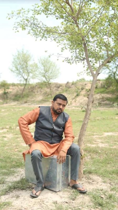 Karamjit Anmol On Set Of Teshan Movie