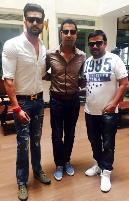 Karamjit Anmol With Binnu Dhillon And Yuvraj Hans