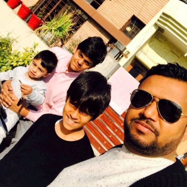 Karamjit Anmol With Children