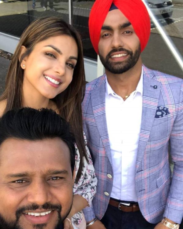 Karamjit Anmol With Monica Gill And Ammy Virk