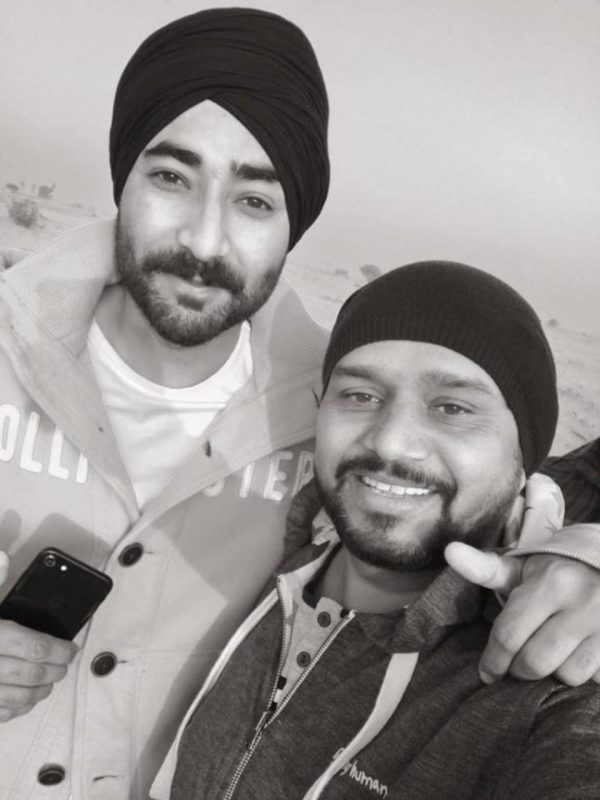 Karamjit Anmol With Punjabi Singer Ranjit Bawa