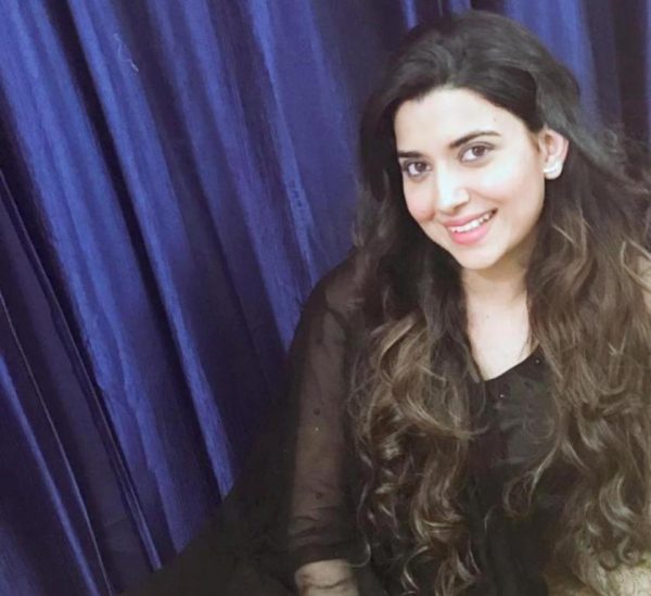 Nimrat Khaira In Black Dress