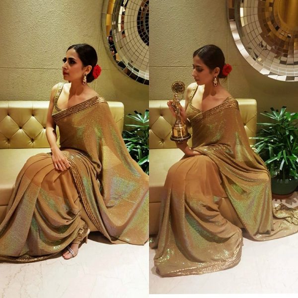 Sargun Mehta In Saree