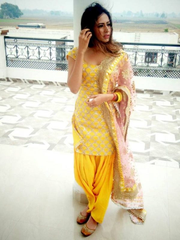 Sargun Mehta In Yellow Suit