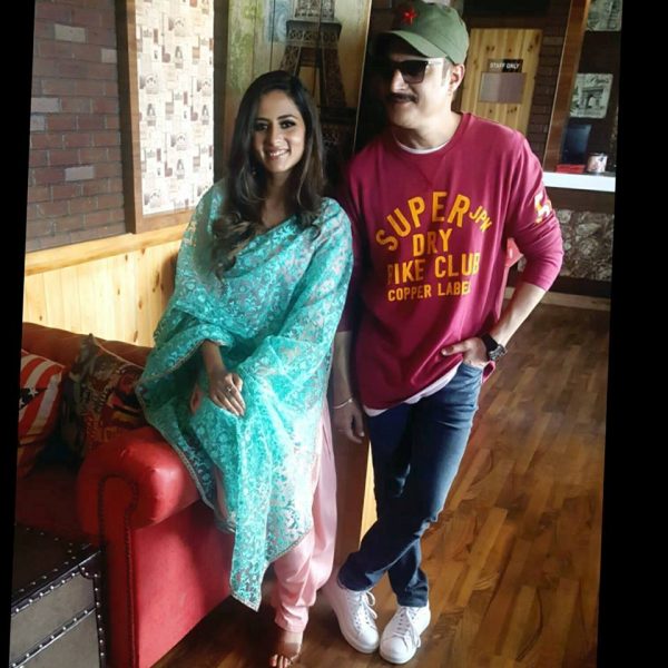 Sargun Mehta With Jimmy Shergill