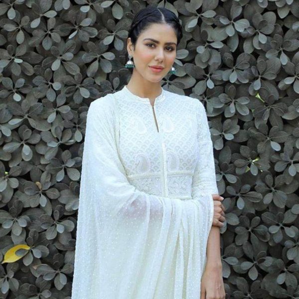 Sonam Bajwa In White Dress