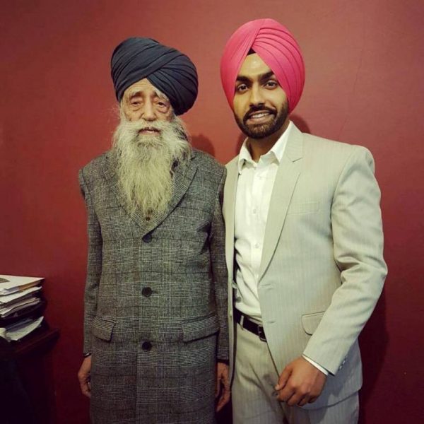 Ammy Virk With Sardar Fauja Singh