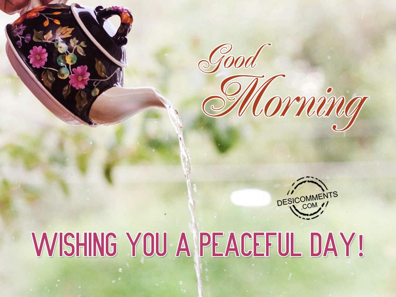 Good Morning – Wishing You A Happy Day - DesiComments.com