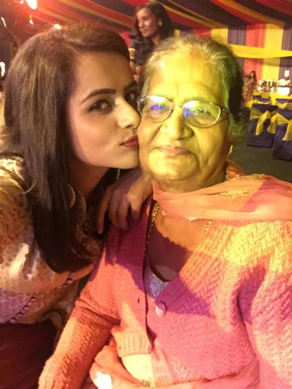 Prachi Tehlan With Her Grandma