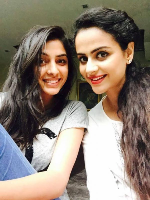 Prachi With Her Friend