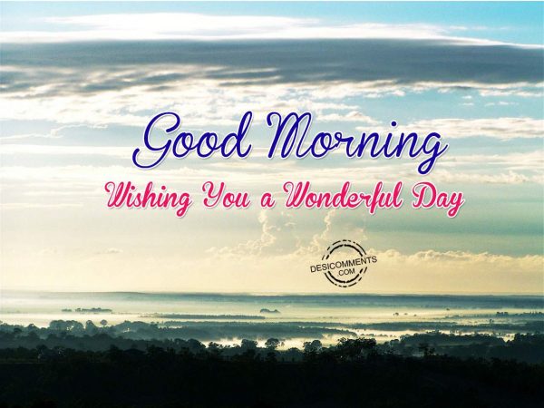 Wishing You A Wonderful Day – Good Morning