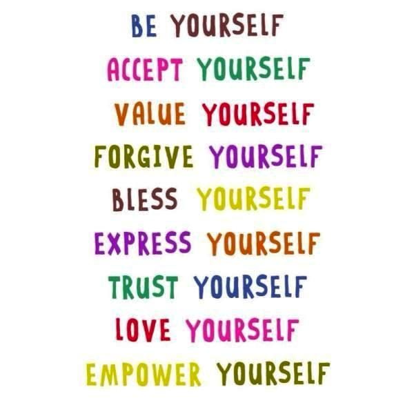 Be Yourself Accept Yourself