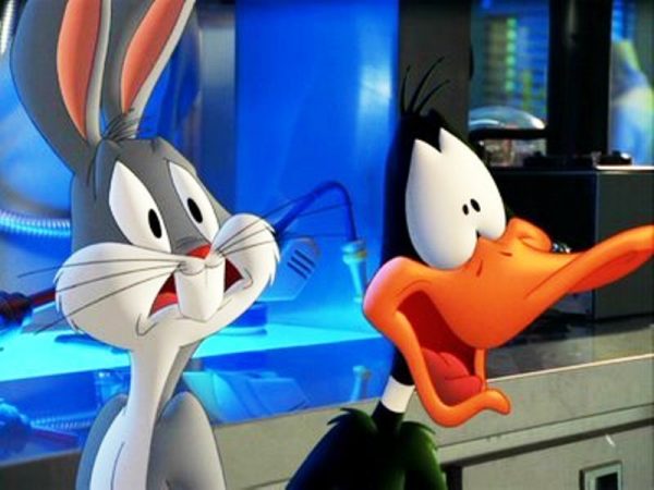 Bugs Bunny And Daffy Duck Looking Shocked