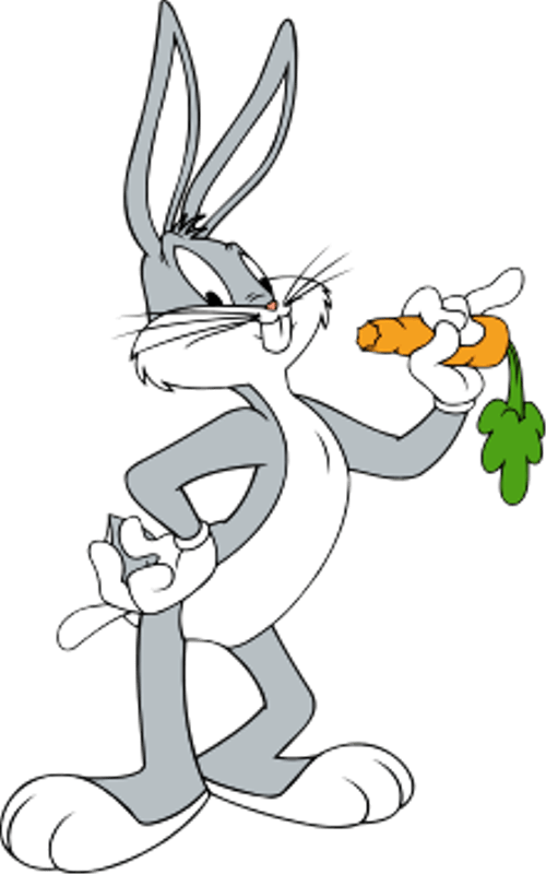 Bugs Bunny Holding Carrot