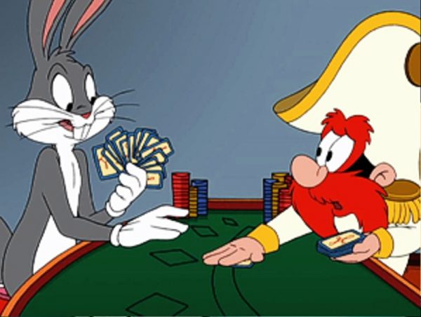 Bunny And Yosemite Sam Playing Cards