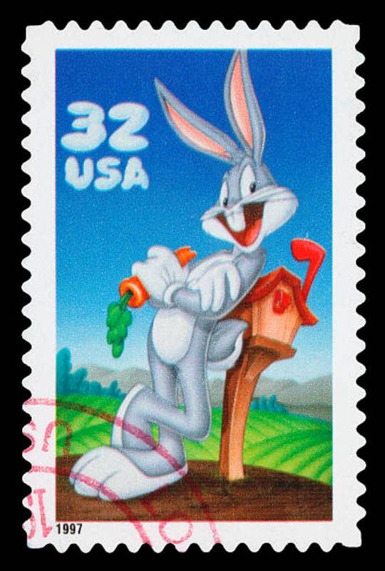 Bus Bunny Postage Stamp