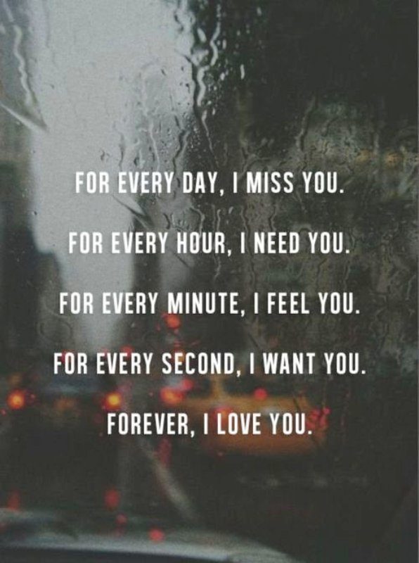 For Every Day I Miss You