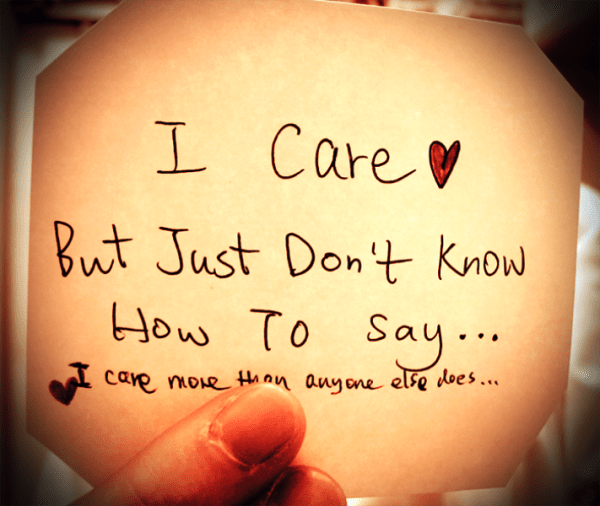 I Care But Just Dont Know