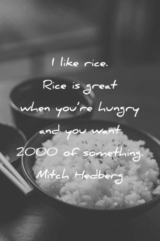 Like rice. Ice Rice. Wisdom quotations. She likes Rice.