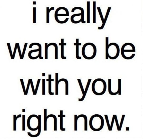I Really Want To Be With You