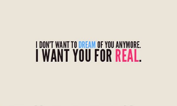 I Want You For Real