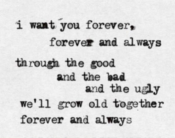 I Want You Forever