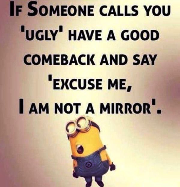 If Someone Calls You Ugly