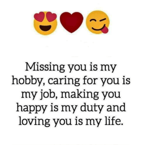 Missing You Is My Hobby