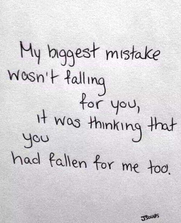 My Biggest Mistake Doesnt Falling