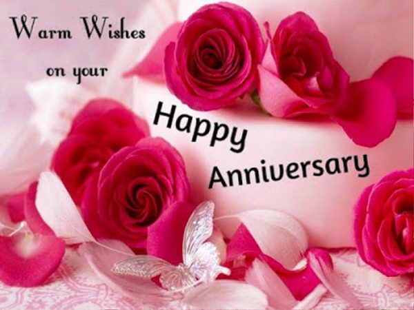 Warm Wishes On Your Happy Anniversary