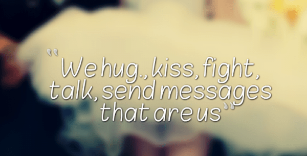 We Hug Kiss Fight Talk